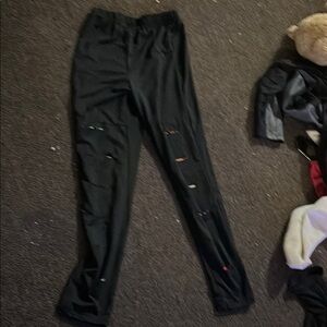Black Ripped Pants